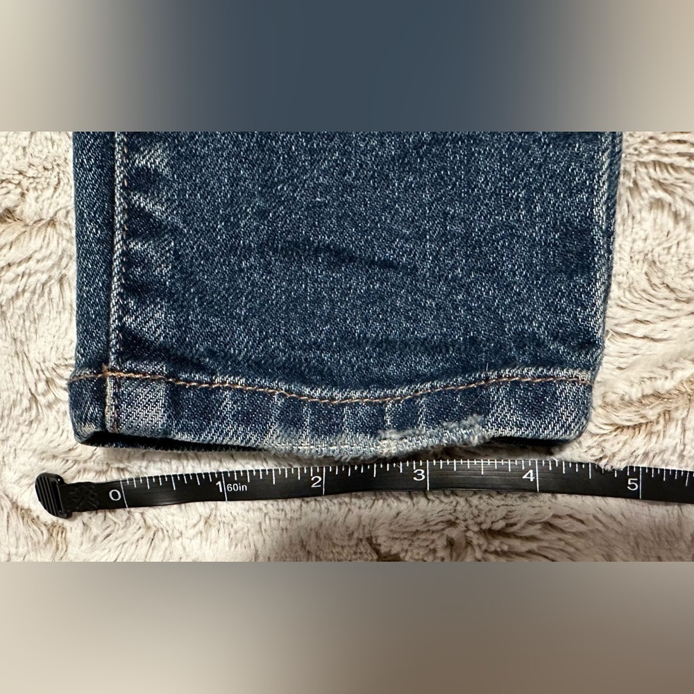 Guess Dark Blue Sexy Curve Distressed with Chains Jeans - Picture 6 of 16